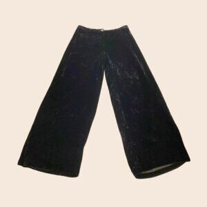 Sundance Black Velvet Trousers Size 6